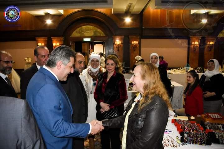 لجنة سيدات الأعمال الصناعيات في غرفة صناعة دمشق تشارك ضمن فعاليات ملتقى وبازار 