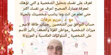 جلسات تحليل الشخصية – مع الدكتورة مريم عرفات