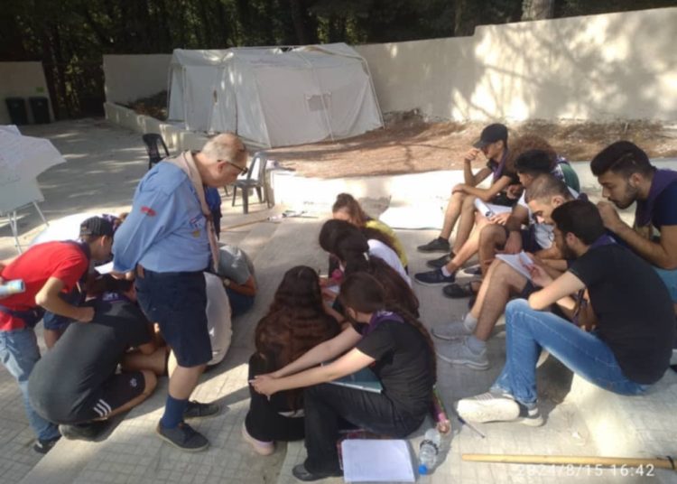 مخيم دورة اعداد القادة المركزية ( مفوضية كشاف اللاذقية – صلنفة )