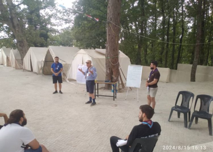 مخيم دورة اعداد القادة المركزية ( مفوضية كشاف اللاذقية – صلنفة )